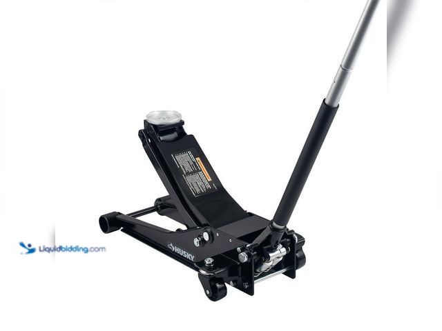 Lot 49-5416490 - Husky 3-Ton Low Profile Floor Jack with Quick Lift. [Model # HD00120-DIP] Used