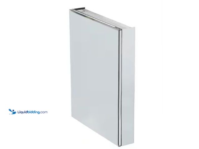 Lot 49-1516578 - 24 in. W x 30 in. H Rectangular Medicine Cabinet with Mirror, model #  SP4582, unused,   Ref#AHD-PA0...