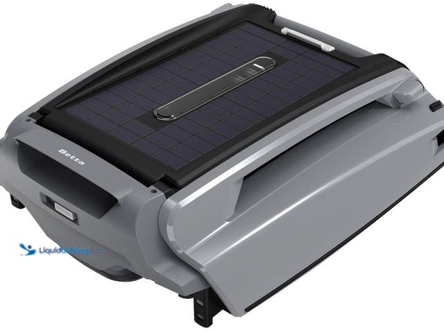 Lot 49-5545578 - Betta SE Plus - Solar-Powered Robotic Pool Skimmer with 24/7 Continuous Cleaning Power, Dual Chargin...