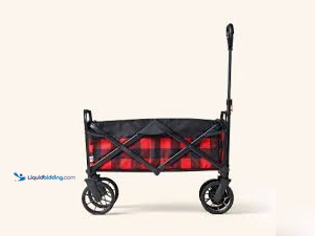 Lot 49-5485499 - Buffalo Check Collapsible Wagon Red/Black - Woolrich x Target. UPC 886783009634. Unused.