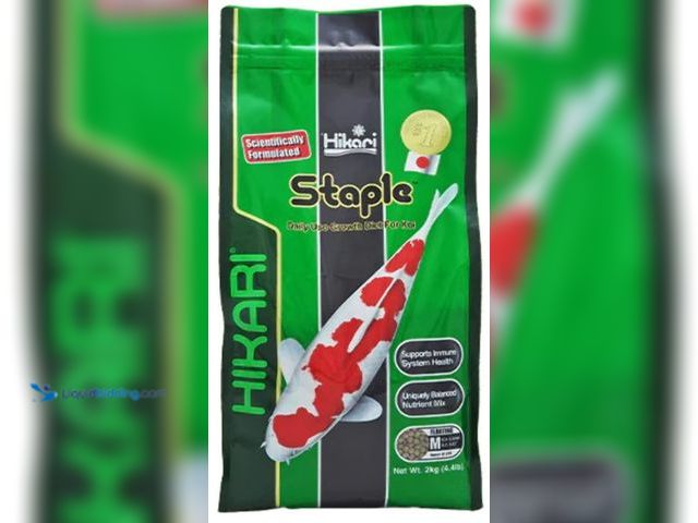Lot 49-1517436 - Hikari 4.4-Pound Staple Floating Pellets for Koi and Pond Fish, Medium and Small Pellets, Model # B0...