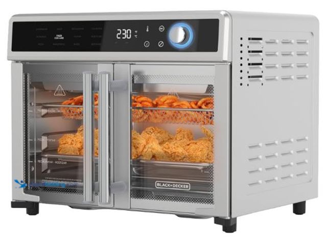 Lot 49-1558993 - BLACK+DECKER Crisp 'N Bake Air Fryer Toaster Oven Combo, 12 in 1 Countertop Convection Oven Cooks Fo...