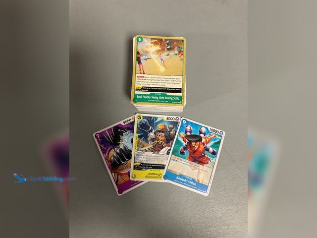 Lot 49-1505385 - COLLECTIBLE AMAZING LOT OF 100+ COMMON ONE PEICE CARDS FROM VARIOUS YEARS AND TYPES. AWESOME LOT FOR...