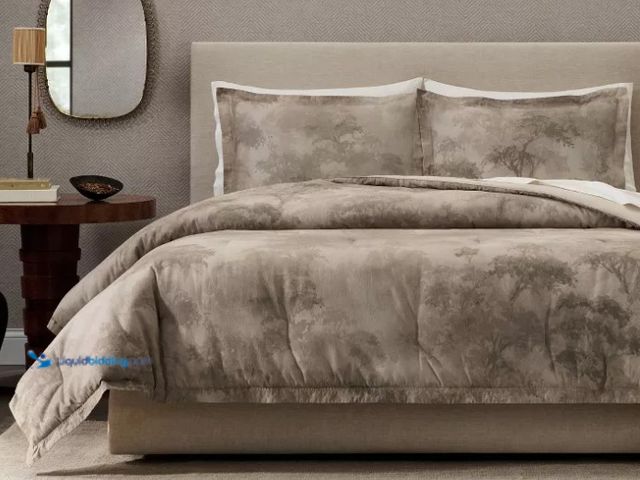 Lot 49-5547872 - Jeremiah Brent Home 3pc King 'Walk in the Woods' Cotton Comforter Set Brown. UPC: 199268537059. Unus...