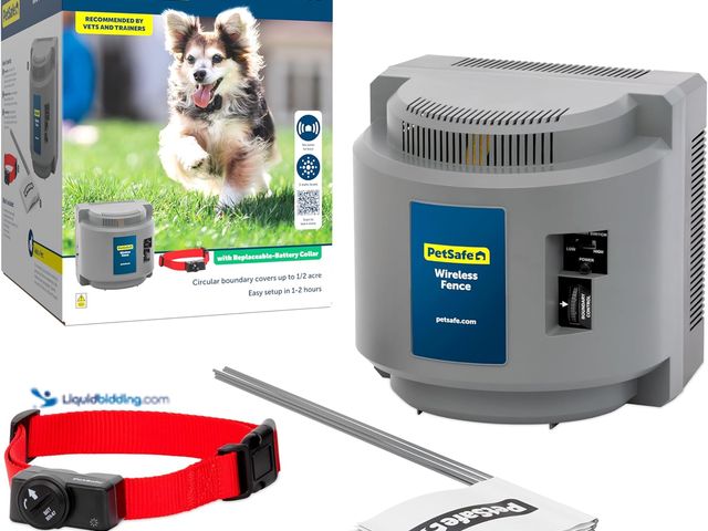 Lot 49-3527286 - PetSafe Wireless Pet Containment System - Original Wireless Electric Fence for Dogs - Covers Up to 1...