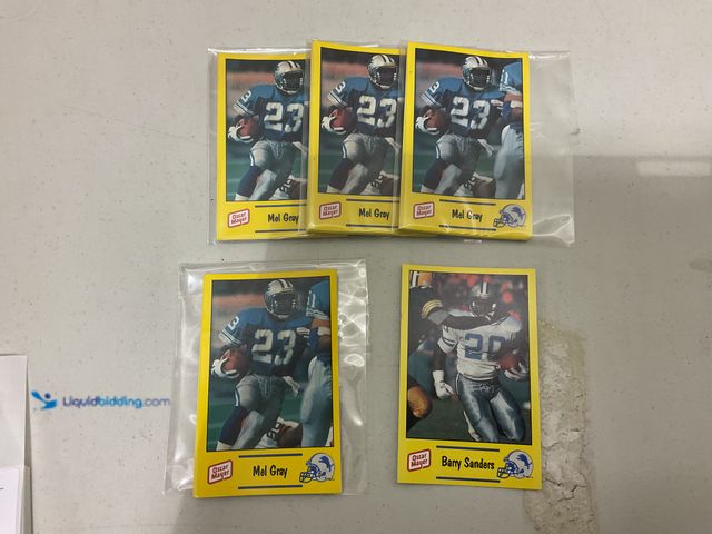 Lot 49-2009220 - Other WOW AN AMAZING LOT OF 4 OSCAR MAYER COMPLETE SETS DETROIT LIONS NFL FOOTBALL CARDS WITH BARRY ...