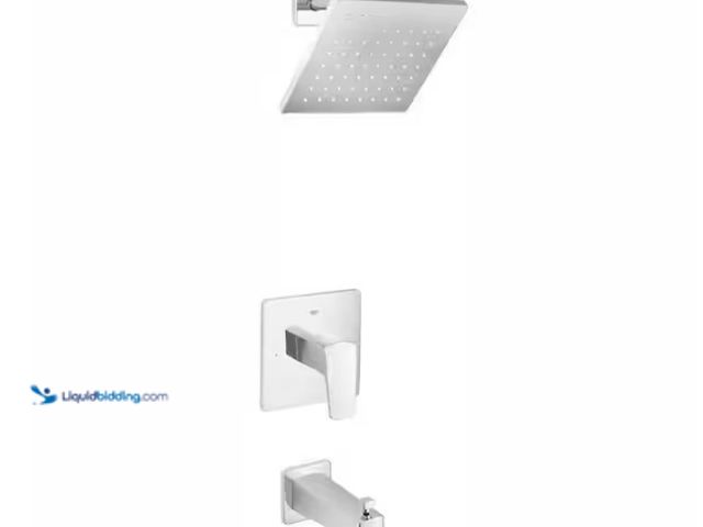 Lot 49-1574860 - GROHE Tallinn Single-Handle 1-Spray Bathtub and Shower Faucet in Starlight Chrome (Valve Included), ...