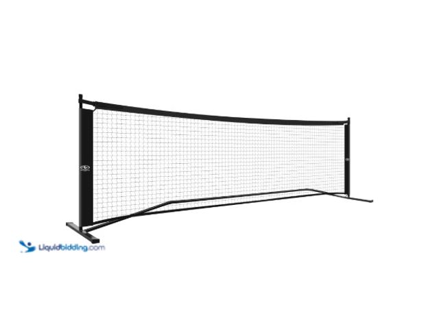 Lot 49-5543859 - Athletic Works Easy Set up Half-Court Portable Pickleball Net, Interlocking Steel Frame for Quick an...
