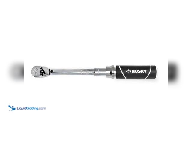 Lot 49-3616576 - Husky 1/4" Drive 40in/lbs to 200in/lbs Torque Wrench - Used condition - Model # 625319