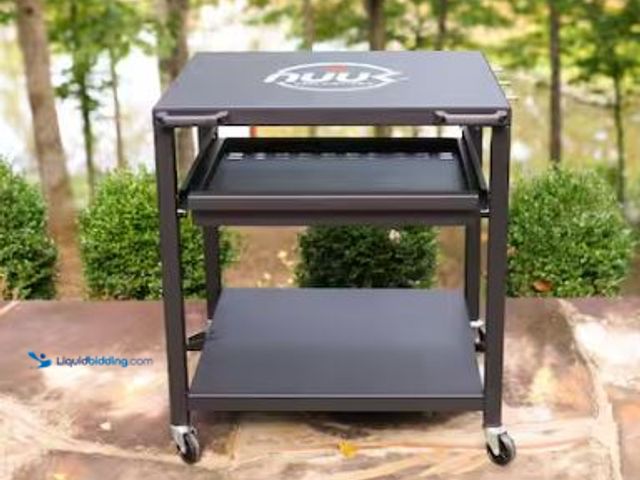 Lot 49-1518160 - NUUK 30 in. Solid Steel Outdoor Pizza Oven Table Stand Model # PT200, Unused  Ref#HDPA0626