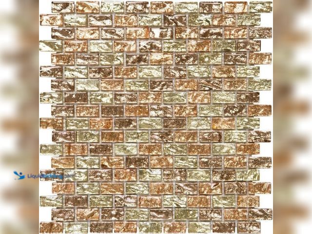 Lot 49-2025587 - Approx. (10) sq. ft. of Jeffrey Court Infusion 11-7/8 in. x 12 in. x 8 mm Glass Brick Mosaic Wall Ti...