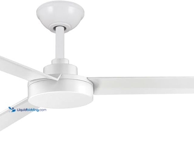 Lot 49-5546600 - Minka Aire F624-WHF Roto XL 62" 3-Blades Ceiling Fan in Flat White Finish with Flat White Blades Mod...