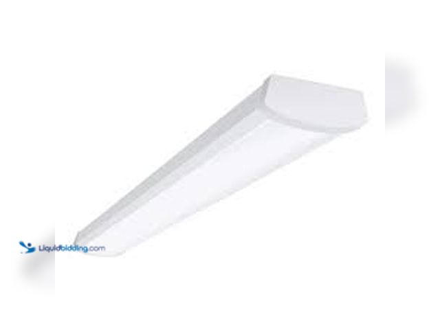 Lot 49-5485554 - Metalux 4 ft. 3800 Lumens Integrated LED Dimmable White Wraparound Light, 4000K. Model # 4NW35C3R. U...