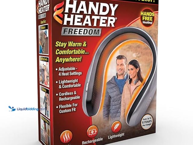 Lot 49-1518519 - Ontel Handy Heater Freedom - Wearable Neck Heater for Cold Winters, 4 Heat Settings & Comfort-Heat T...
