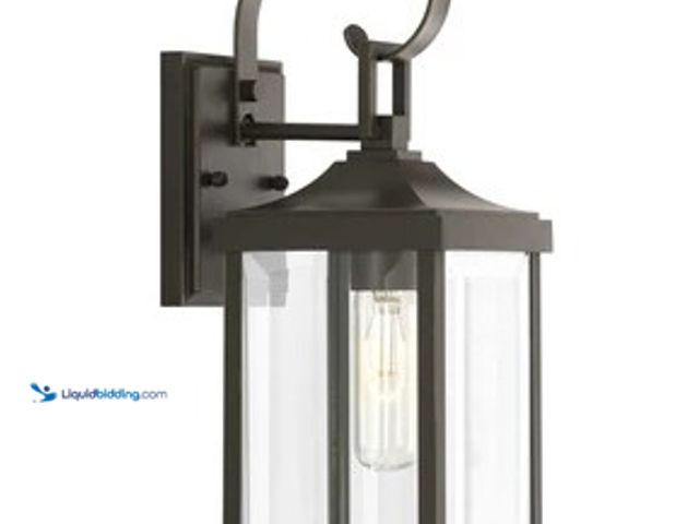 Lot 49-3564028 - Gibbes Street 1 Light 15 inch Antique Bronze Outdoor Wall Lantern, Small, Design Series (unable to t...