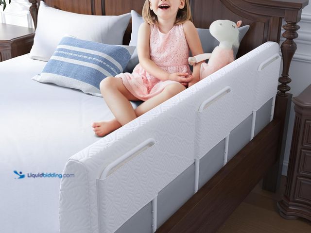 Lot 49-3481701 - Bed Bumper for Toddlers, Foam Bed Rail for Toddlers, Toddler Bed Rail Bumper, Soft Safety Bed Guard ...
