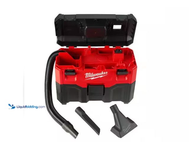 Lot 49-1567798 - Milwaukee M18 18-Volt 2 Gal. Lithium-Ion Cordless Wet/Dry Vacuum (Vacuum-Only), Model # 0880-20, Unu...