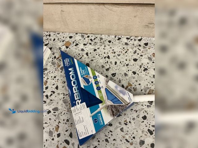 Lot 49-3539807 - Helio AirBroom - As Seen on TV - Broom - 12 in. Model #754502052400. New