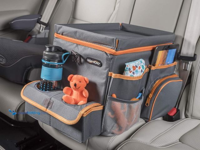 Lot 49-3470128 - High Road CarHop Car Organizer With Cooler - Back Seat Organizer for Kids or Front Seat Organizer fo...