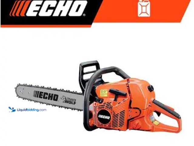 Lot 49-1625316 - ECHO 20 in. 59.8 cc Gas 2-Stroke Rear Handle Timber Wolf Chainsaw, Model # CS-590-20, Slightly used,...