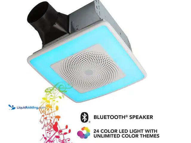 Lot 49-5573450 - Broan-NuTone
Sensonic Series 110 CFM Ceiling Bathroom Exhaust Fan with Speaker and Bluetooth Wirele...
