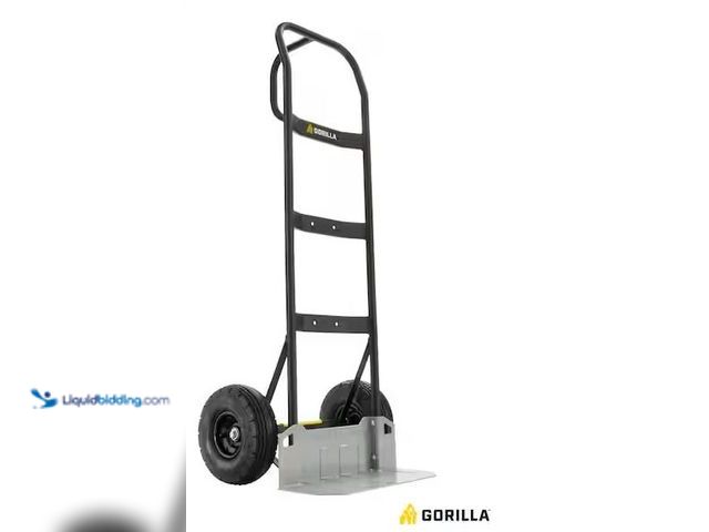 Lot 49-5486274 - Gorilla
800 lbs. Capacity Steel Hand Truck with Multi-Grip Handle, Wideload Toe Plate, Super Duty A...