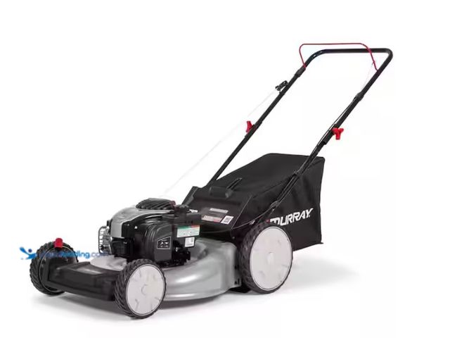 Lot 49-1622642 - Murray 21 in. 140 cc Briggs and Stratton Walk Behind Gas Push Lawn Mower with Height Adjustment and ...