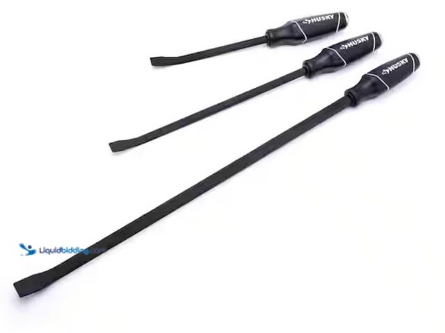 Lot 49-2005777 - Husky 3-Piece Pry Bar Set, Model # H3PCPRYSET, Unused.   Ref#ASB0724