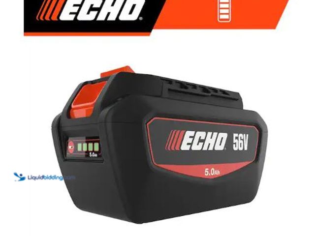 Lot 49-1597218 - ECHO 56V High-Capacity 5.0Ah Lithium-Ion Battery with eCM Battery Management Technology and On-Board...