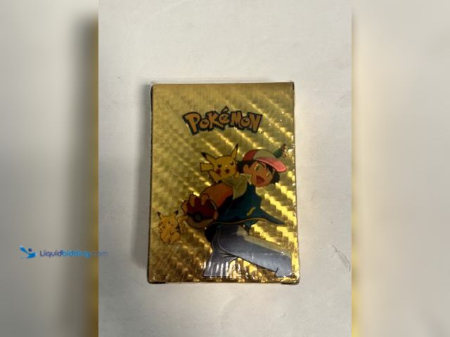 Lot 49-910385 - Large lot of Fan Art Pokémon cards featuring a mix of gold-style cards, ultra rares, and fan-favorit...