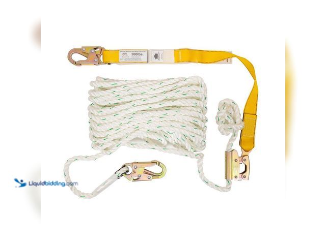 Lot 49-5449039 - Werner
50 ft. Fall Protection Rope Lifeline with Lanyard Used