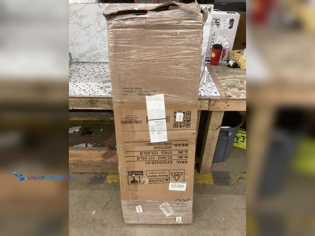 Lot 49-5486202 - FUFU&GAGA Modern/Contemporary Black 94.5-in W TV cabinet ( Accommodates TVs more than 70-in ) Item i...