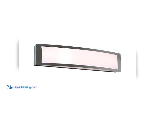 Lot 49-3516356 - Hampton Bay
Woodbury 24.02 in. Chrome LED Bathroom Vanity Light Bar with Frosted Acrylic Shade NEW