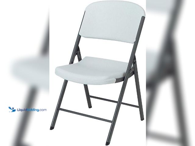 Lot 49-5454301 - Lifetime 2802 folding chair. ASIN ; B003IE1VH6 Item unused.