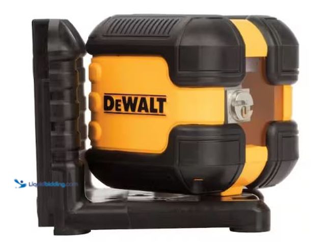 Lot 49-1625535 - DEWALT 55 ft. Green Self-Leveling Cross Line Laser Level with (2) AA Batteries & Case, Model # DW088...