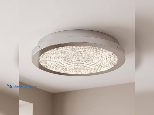 Lot 49-3564263 - Artika
Glam 13.5 in. 1-Light Modern Chrome Integrated LED Flush Mount Ceiling Light Fixture for Kit...