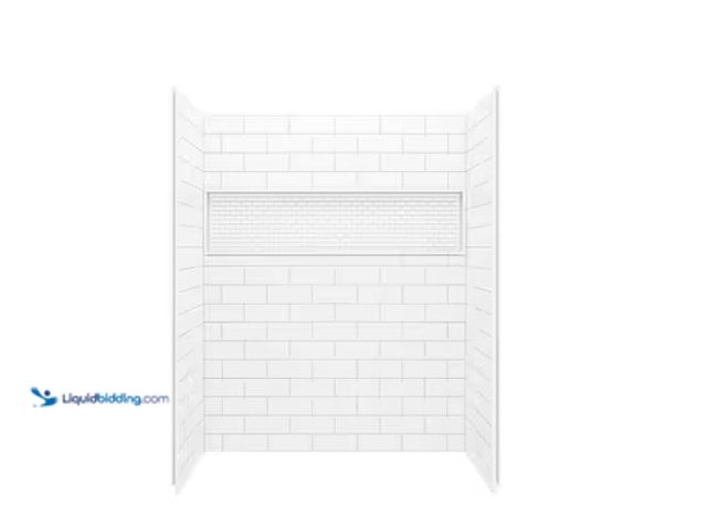 Lot 49-5574129 - Bootz Industries
NexTile 60 in. W x 32 in. D x 74 in. H Four-Piece Direct-to-Stud Composite Alcove ...