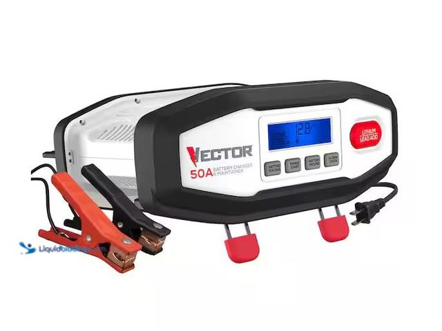 Lot 49-3600203 - VECTOR 50 Amp Battery Charger/Maintainer Model # VECBC50, Slightly Used, Powers On  Ref#AHDSB0205