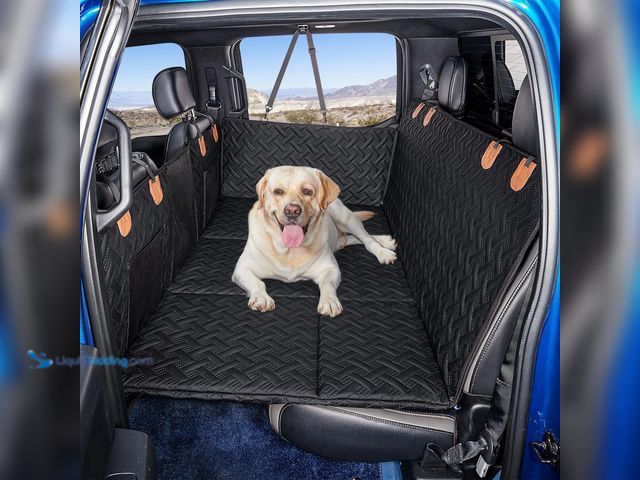 Lot 49-3528234 - Dog Back Seat Extender for Truck,Truck Dog Seat Cover Back Seat,Dog Hammock for Truck,Hard Bottom Se...