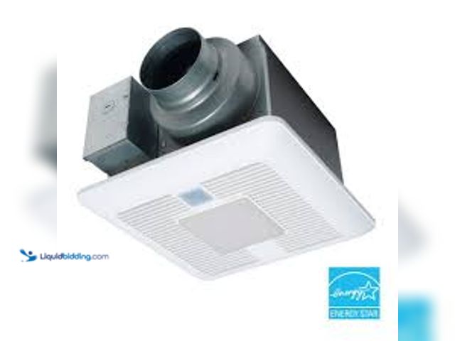 Lot 49-3540355 - Panasonic WhisperSense DC fan-LED Lights Motion and Humidity Sensors Delay Timer Pick-A-Flow Speed S...