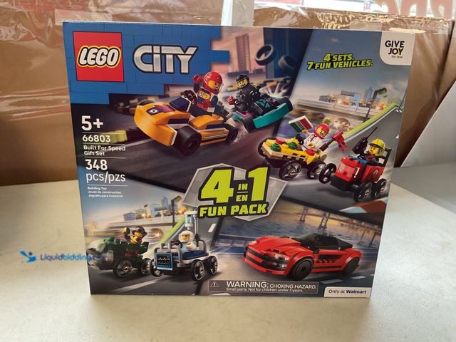 Lot 49-1505219 - COLLECTIBLE FACTORY SEALED LEGO CITY BUILT FOR SPEED GIFT SET 66803 #COINS1211