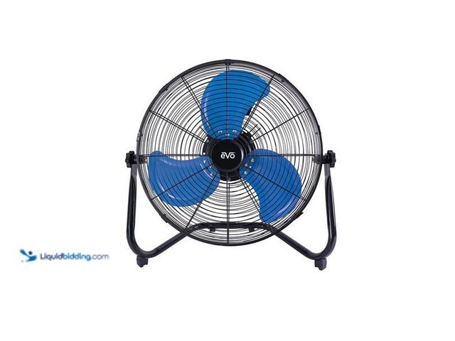 Lot 49-3528677 - Evo
High Velocity 19.9 in. 3 Speed Floor Fan Model # HV18S item is unused.