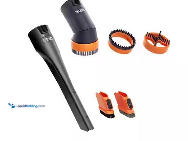 Lot 49-5460420 - RIDGID
2-1/2 in. MAX2531 NXT Max Crevice Tool, Dusting Brush Shop Vacuum Attachments with Shoes for...