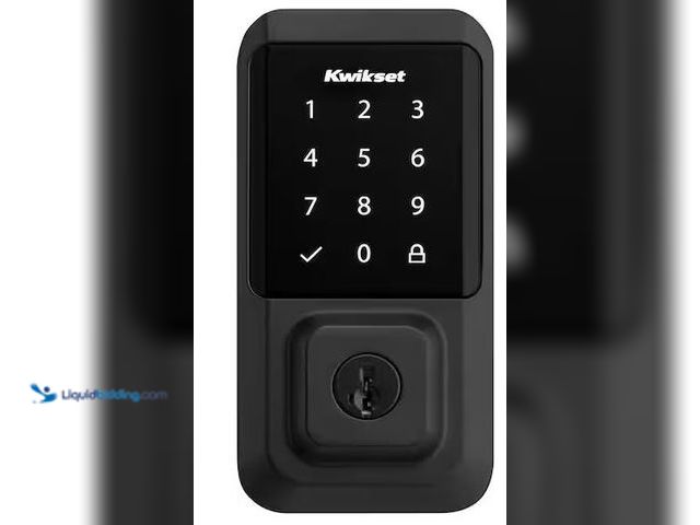 Lot 49-5486004 - Kwikset
HALO Matte Black Touchscreen WiFi Keypad Electronic Single-Cylinder Smart Lock Deadbolt fea...