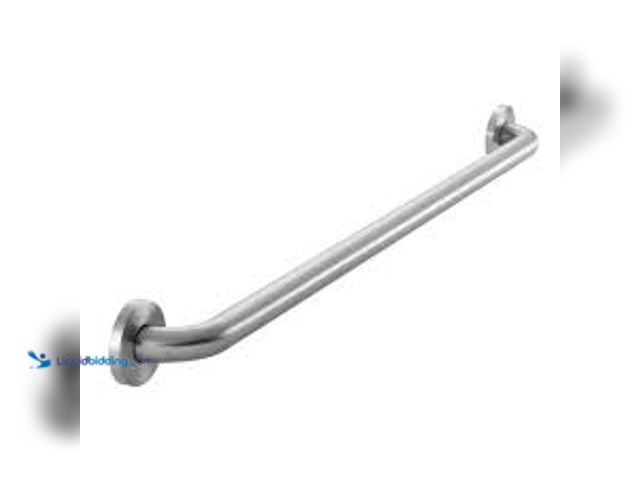 Lot 49-5448391 - Glacier Bay 36 in. L x 1 1/4 in. ADA Compliant Grab Bar in Brushed Stainless Steel. Model # 20135-03...