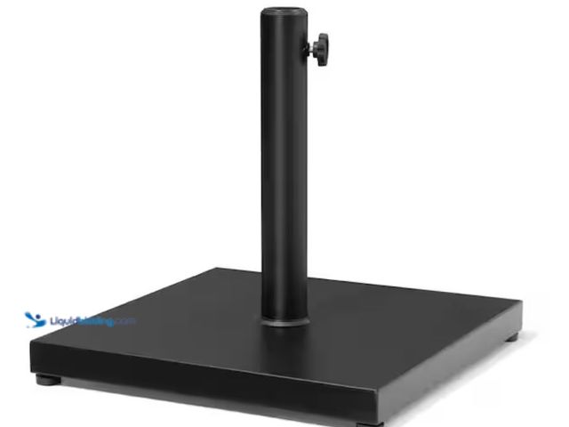 Lot 49-2005461 - Pellebant 55 lbs. Square Cement Patio Umbrella Base in Black, Model # PB-UB016BLK55, Unused.   Ref#S...