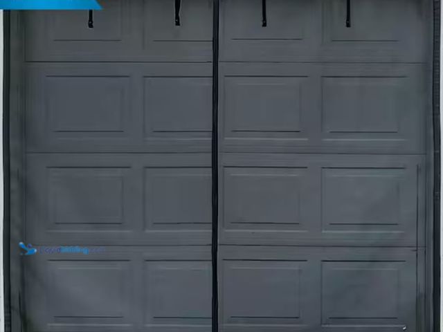 Lot 49-3611927 - Fenestrelle 8 ft. x 7 ft. One Car Roll-Up Garage Door Screen with Magnetic Closure, Model # FEN 9300...