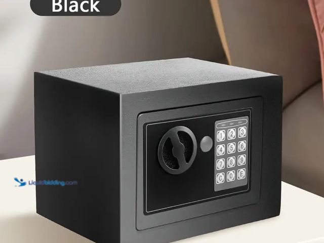 Lot 49-1792537 - New Fireproof Safe with Fireproof Money Bag AND Sensor Light. Digital Keypad WITH Adjustable Shelf.