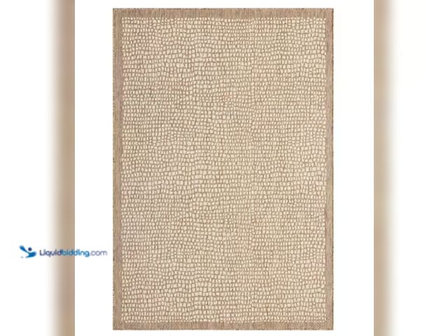 Lot 49-2000123 - Tommy Bahama Marlin Brown 5 ft. x 7 ft. Indoor/Outdoor Area Rug, Model # 2-6821-500, Unused.   Ref#H...