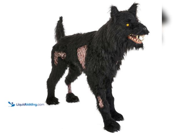 Lot 49-5435865 - Home Accents Holiday
5.5 ft. Gruesome Grounds Animated LED Fear Valley Wolf H8 New